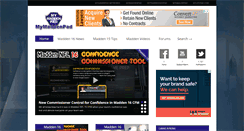 Desktop Screenshot of mymaddenpad.com